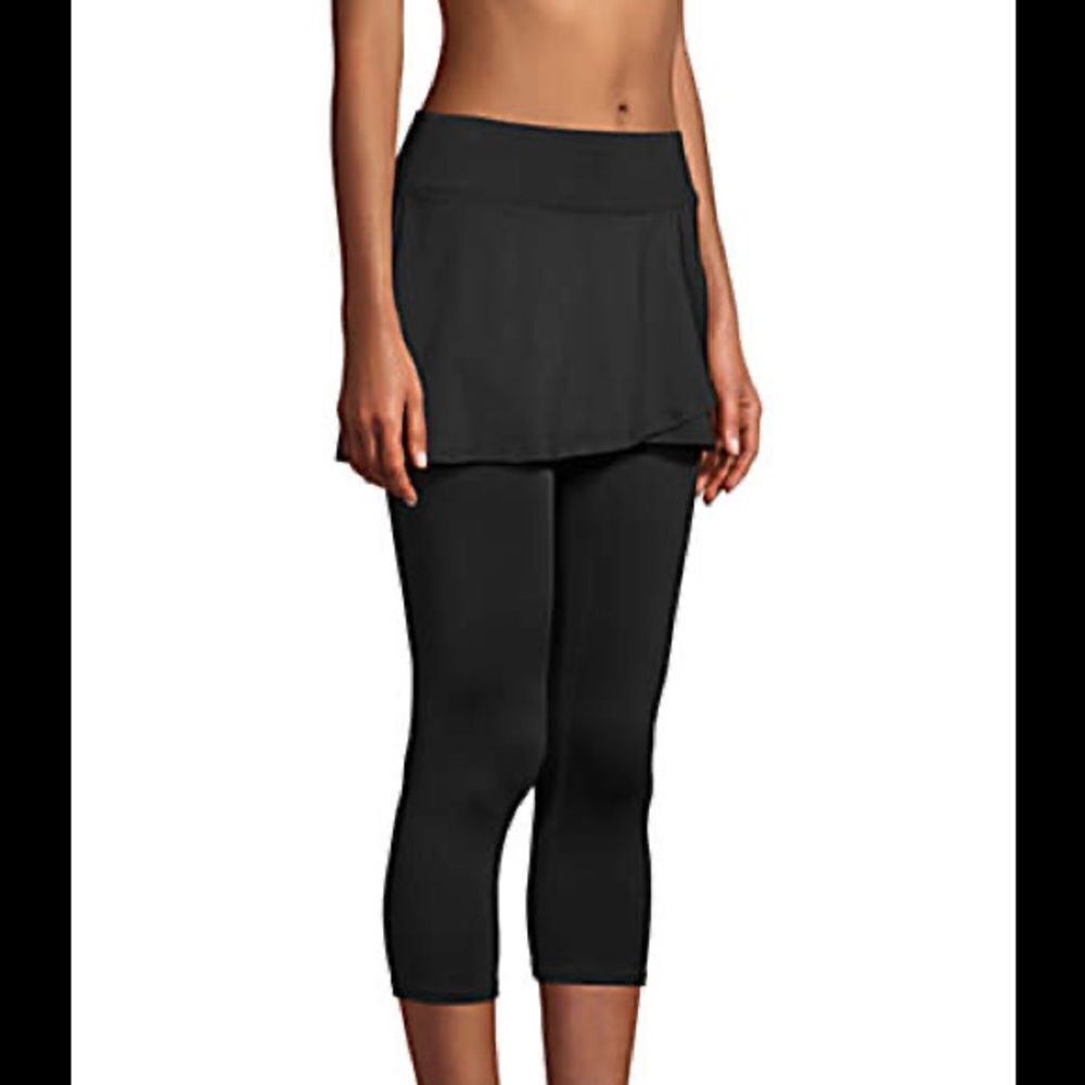 Land’s End coverup swimsuit leggings Plus Sizes Regular Various Sizes Black - Picture 4 of 13